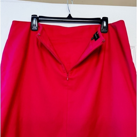 Talbots Pink Wool Mini Skirt Size 14 - Picture 2 of 5